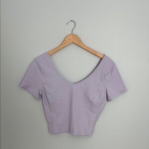 Lululemon Align T-shirt Lavender Size 10